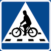 B8, Cykelöverfart